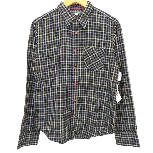 トミーヒルフィガー TOMMY HILFIGER 背面BIG刺繍ハウスチェックシャツ メンズ JPN:M
