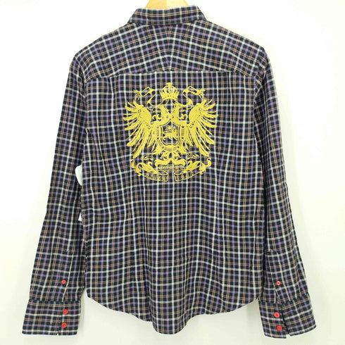 トミーヒルフィガー TOMMY HILFIGER 背面BIG刺繍ハウスチェックシャツ メンズ JPN:M