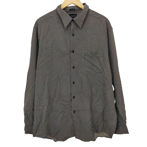 クレイボーン Claiborne グレンチェックシルクシャツ メンズ JPN:XL