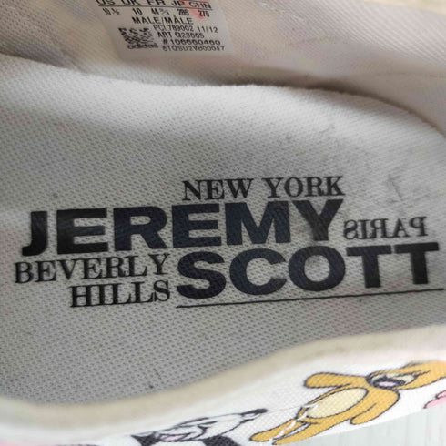 ジェレミースコット JEREMY SCOTT ピーソール ベアプリント アディベア メンズ JPN:28.5