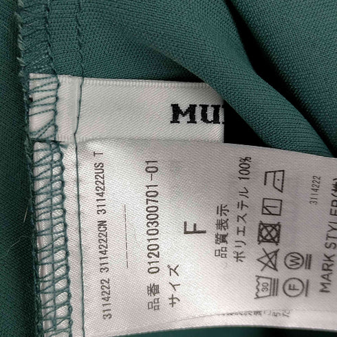 ムルーア MURUA ディープVネックワンピース レディース FREE