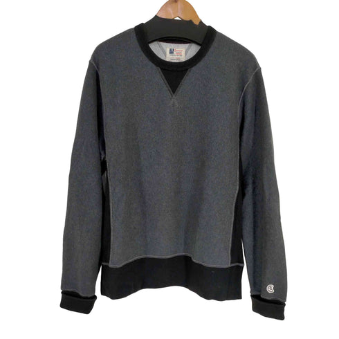 チャンピオン Champion カナダ製 REVERSEWEAVE ランタグ 復刻 両V クルーネックスウェット メンズ JPN:L