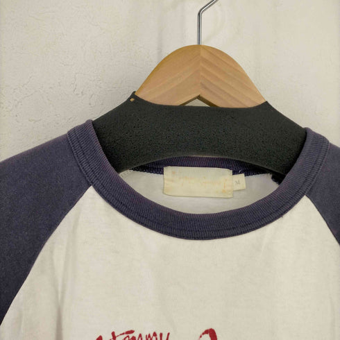 フロントロゴプリント ラグランL/Sカットソー unitts 2000 メンズ JPN:M