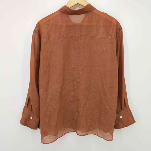ユナイテッドアローズグリーンレーベルリラクシング UNITED ARROWS green label relaxing シアーオーバーシャツ レディース FREE