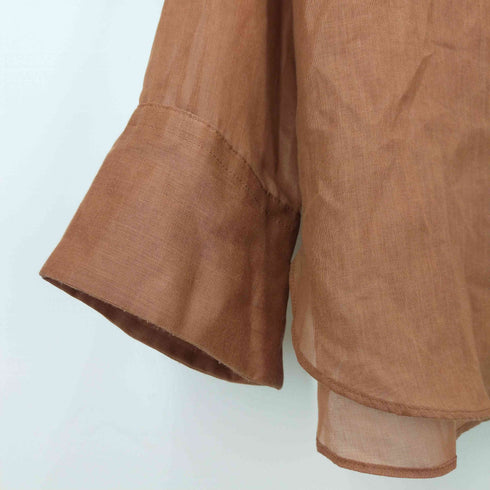 ユナイテッドアローズグリーンレーベルリラクシング UNITED ARROWS green label relaxing シアーオーバーシャツ レディース FREE