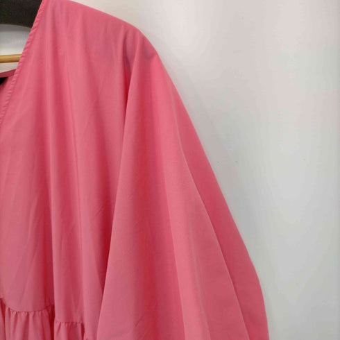 ザラ ZARA ポプリンパネルワンピース レディース import:L