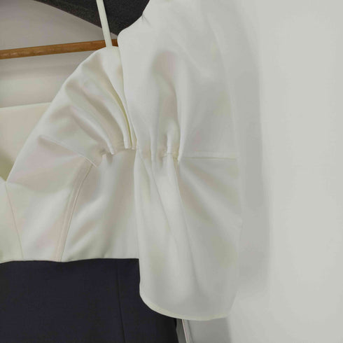 フレイアイディー FRAY I.D 24AW タックドレープオフショルサテンドレス レディース JPN:0