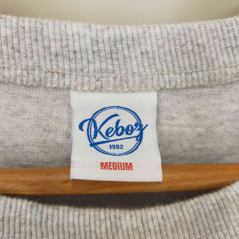 ケボズ KEboz バックロゴプリントクルーネックTシャツ メンズ JPN:M