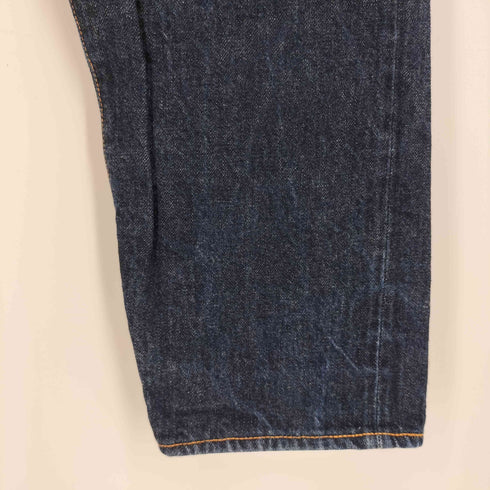 エヴィス EVISU No.1 SPECIAL 虎耳 革パッチ 5ポケット ボタンフライ デニムパンツ メンズ 36×32