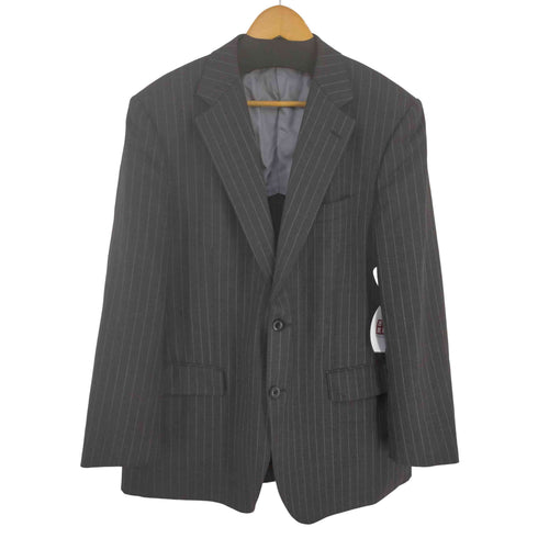 サヴィルロウ SAVILE ROW COMPANY ウールストライプ2Bテーラードジャケット GUY DORMEUIL メンズ 胸囲102-胴囲98-身長180