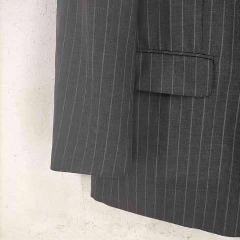サヴィルロウ SAVILE ROW COMPANY ウールストライプ2Bテーラードジャケット GUY DORMEUIL メンズ 胸囲102-胴囲98-身長180