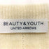 ビューティーアンドユースユナイテッドアローズ BEAUTY & YOUTH UNITED ARROWS ノルマンディリネン アイレット 7分袖 ニット レディース