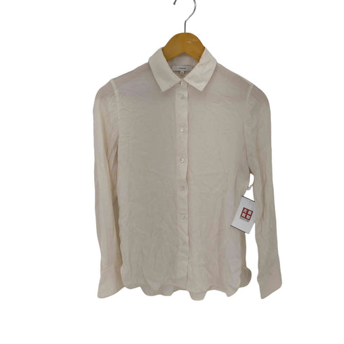 ヴィンス VINCE シルク混 L/S シャツブラウス レディース JPN:XS