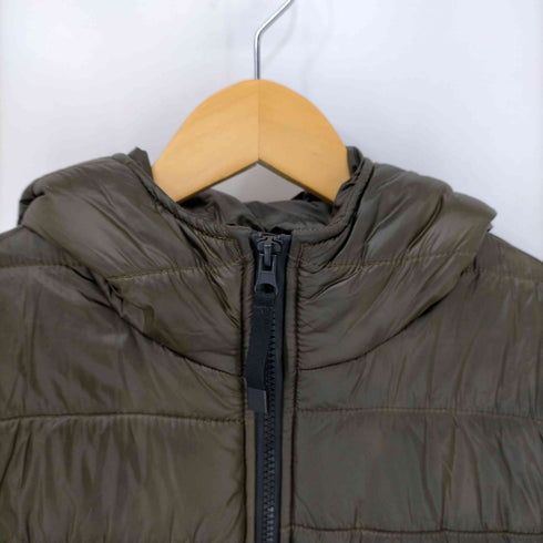 ザラ ZARA フーディーダウンベスト メンズ import:M