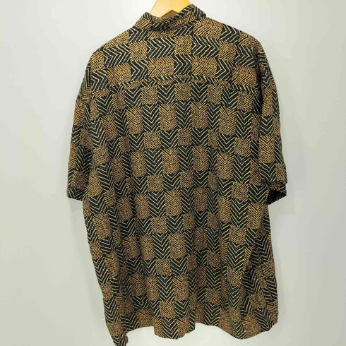 ジェイフェラー J.FERRAR 90-2000s 総柄 レーヨン ショートスリーブシャツ メンズ import:XL