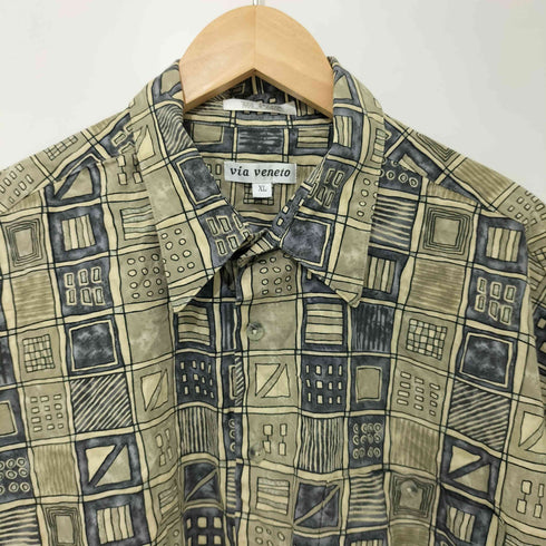 via veneto 90-2000s 総柄 コットン ショートスリーブシャツ メンズ import:XL