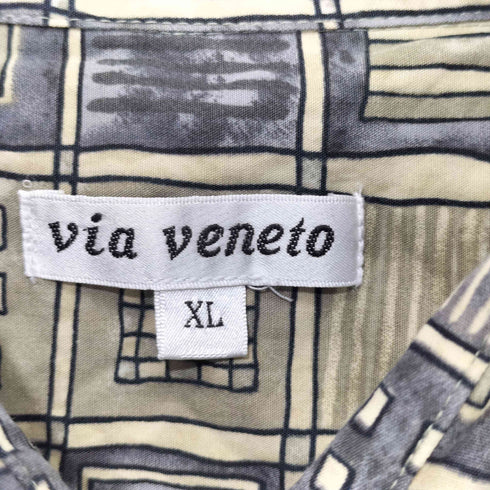 via veneto 90-2000s 総柄 コットン ショートスリーブシャツ メンズ import:XL