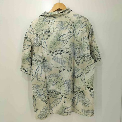 カリビアンジョー CARIBBEAN JOE 90-2000s 総柄 レーヨン ショートスリーブアロハシャツ メンズ import:L