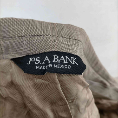 JS A BANK チェックウールテーラードジャケット メンズ