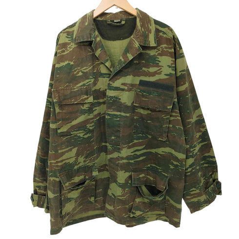 ユーロミリタリー Euro military ユーロミリタリー復刻 リザードカモ BDUジャケット EURO MILITALY COMBAT COAT BDU LIZARD PATTERN メンズ import:L