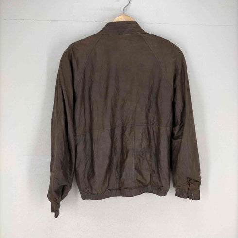 mabrun MADE IN ITALY ジップレザージャケット メンズ 48