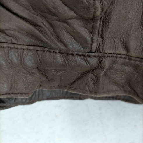 mabrun MADE IN ITALY ジップレザージャケット メンズ 48