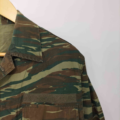 GREECE ARMY CAMO BDU JACKET LIZARD PATTERN ギリシャ軍 BDUジャケット リザードカモ メンズ import:S