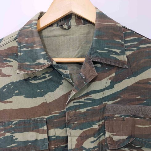 GREECE ARMY CAMO BDU JACKET LIZARD PATTERN ギリシャ軍 BDUジャケット リザードカモ メンズ import:S