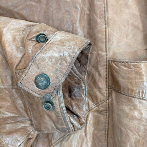 THE LEATHER RANCH MADE IN CANADA GENUINE LEATHER ジャケット メンズ JPN:2