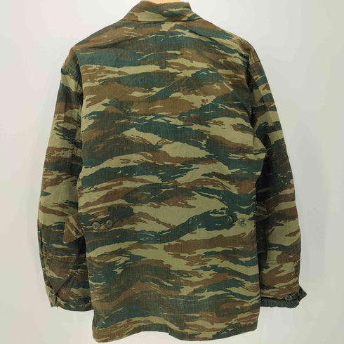 GREECE ARMY CAMO BDU JACKET LIZARD PATTERN ギリシャ軍 BDUジャケット リザードカモ メンズ import:XS
