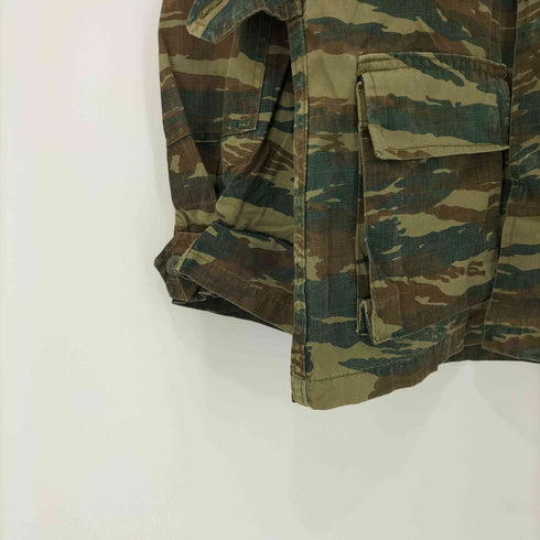 GREECE ARMY CAMO BDU JACKET LIZARD PATTERN ギリシャ軍 BDUジャケット リザードカモ メンズ import:XS