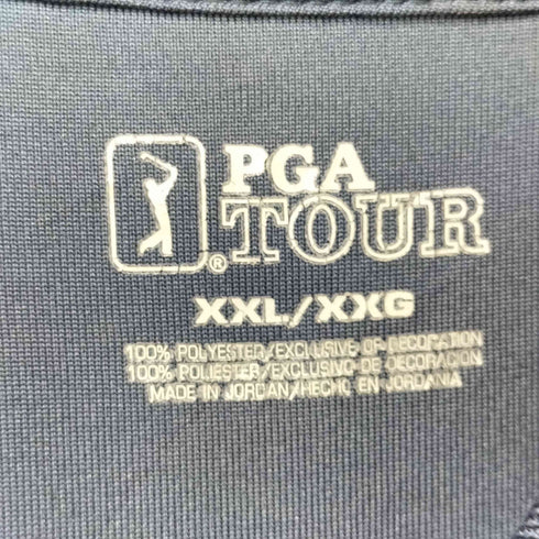 PGA TOUR 90-2000s ボーダー ショートスリーブポロシャツ メンズ import:XXL