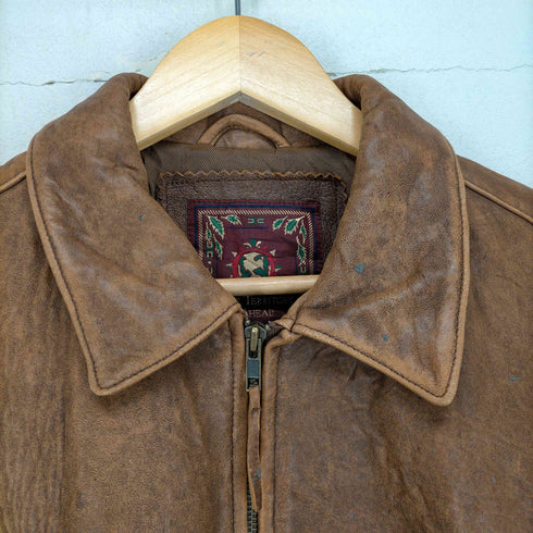 ザテリトリーアヘッド THE TERRITORY AHEAD GENUINE LEATHER ジップレザージャケット メンズ JPN:L
