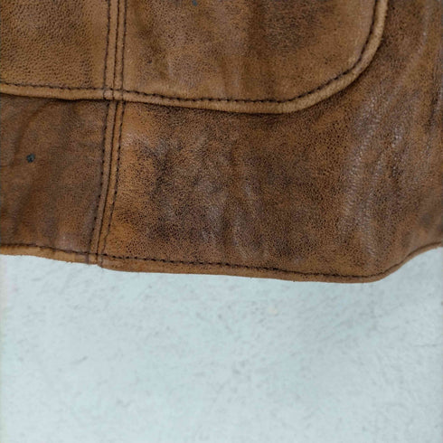 ザテリトリーアヘッド THE TERRITORY AHEAD GENUINE LEATHER ジップレザージャケット メンズ JPN:L
