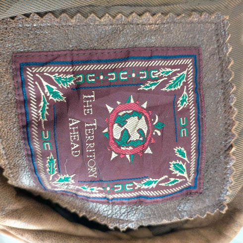 ザテリトリーアヘッド THE TERRITORY AHEAD GENUINE LEATHER ジップレザージャケット メンズ JPN:L