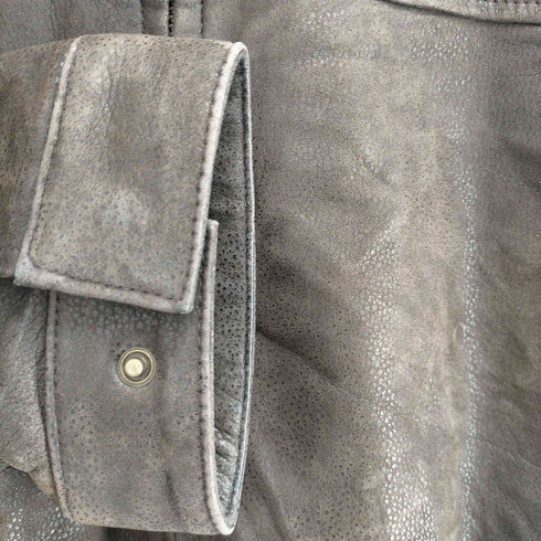 マークスアンドスペンサー MARKS&SPENCER レザージップジャケット メンズ JPN:M