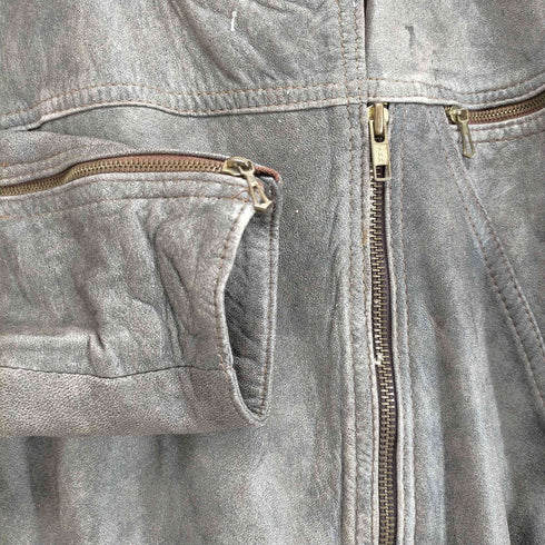 CREAZIONI IN PELLE ライダースショートレザージャケット レディース JPN:S