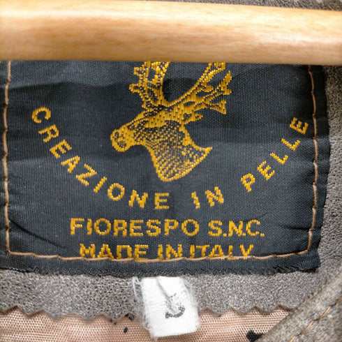 CREAZIONI IN PELLE ライダースショートレザージャケット レディース JPN:S