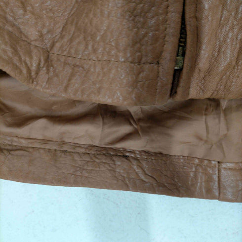 シボ革 ジップジャケット メンズ