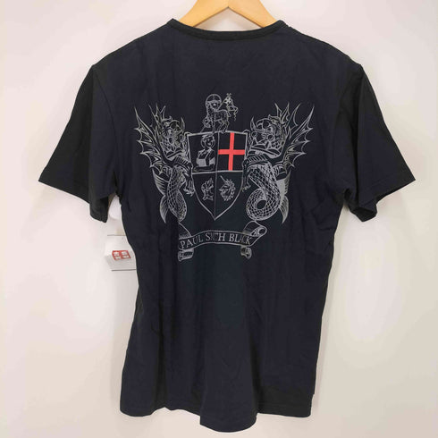 ポールスミスブラック Paul Smith BLACK 総柄 デザインカットソー メンズ M