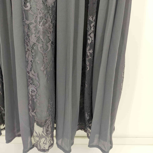 POURVOUS レースプリーツドレス ワンピース レディース JPN:M