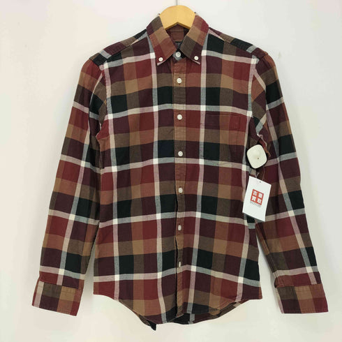 ブラックレーベルクレストブリッジ BLACK LABEL CRESTBRIDGE 長袖チェックボタンダウンシャツ メンズ import:S