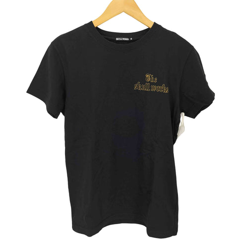 スカルワークス SKULL WORKS ドクロ刺繍 Tシャツ メンズ M