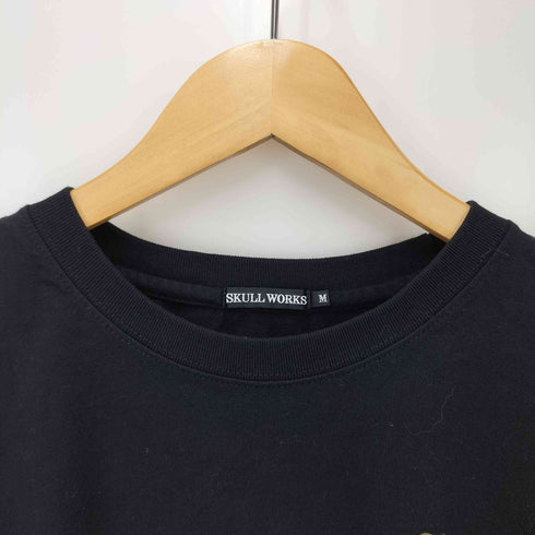 スカルワークス SKULL WORKS ドクロ刺繍 Tシャツ メンズ M