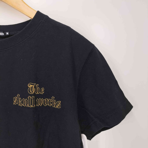 スカルワークス SKULL WORKS ドクロ刺繍 Tシャツ メンズ M