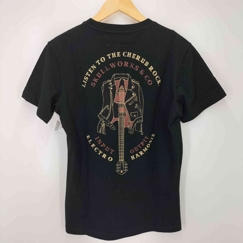 スカルワークス SKULL WORKS デザインプリント ポケットTシャツ メンズ M