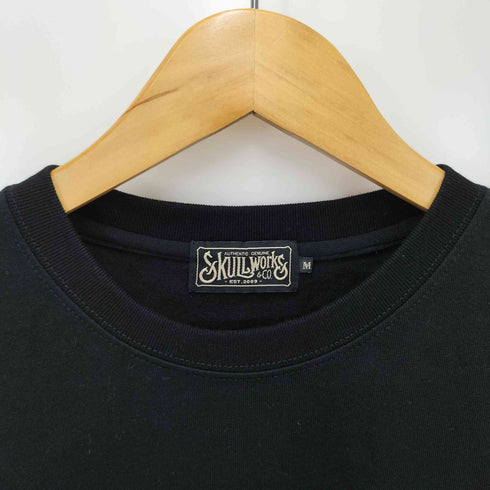 スカルワークス SKULL WORKS デザインプリント ポケットTシャツ メンズ M