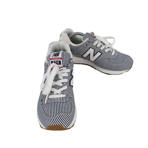 ニューバランス NEW BALANCE ML574YLH BLUE STRIPE レディース JPN:24.5