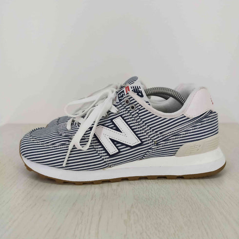 ニューバランス NEW BALANCE ML574YLH BLUE STRIPE レディース JPN:24.5