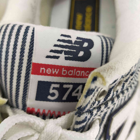 ニューバランス NEW BALANCE ML574YLH BLUE STRIPE レディース JPN:24.5